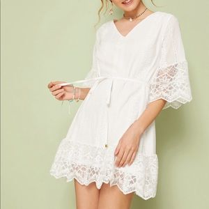 Lace white dress (perfect for summer)
